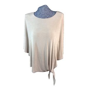 Chicos Travelers 2 Cream Dolman Blouse Large 12